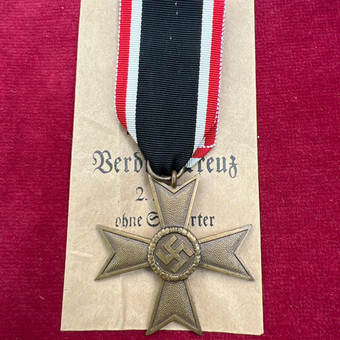 Nazi Germany, War Merit Cross, civil, with packet of issue