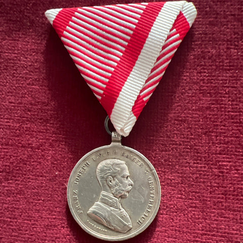 Austria, bravery medal in silver, Franz Joseph 1848-1916