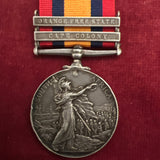 Queen's South Africa Medal, 2 bars, to 1913 Corporal R. Sadler, 3rd Battalion, East Surry Regiment, claw missing