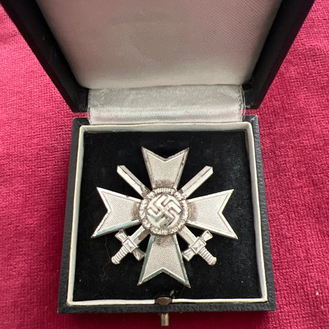 Nazi Germany, War merit Cross with swords, 1st class, convex type, marked number 4, scarce