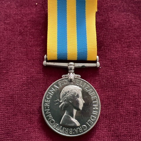 Korea Medal to 22604588 Gunner J.Wilson, Royal Artillery