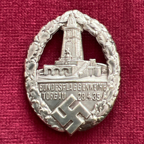 Nazi Germany, rally badge dated 28/4/1935