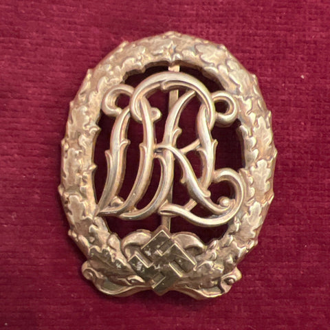 Nazi Germany, D.R.L. Sports Badge, gold grade