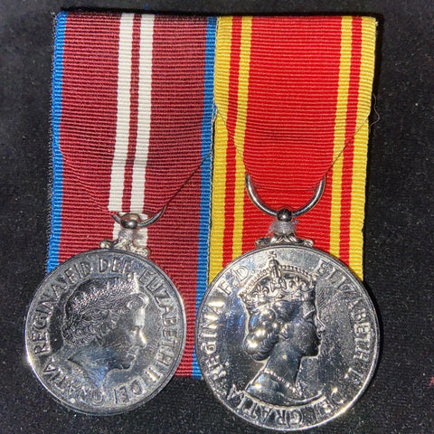 Fire Brigade Long Service and Good Conduct Medal/ Queen Elizabeth II Diamond Jubilee Medal pair, to Leading Firefighter John Guy