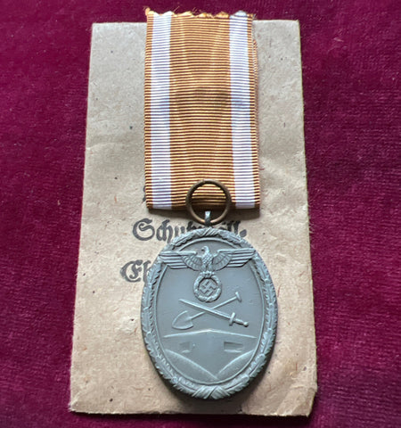 Nazi Germany, West Wall Medal, 1939-45