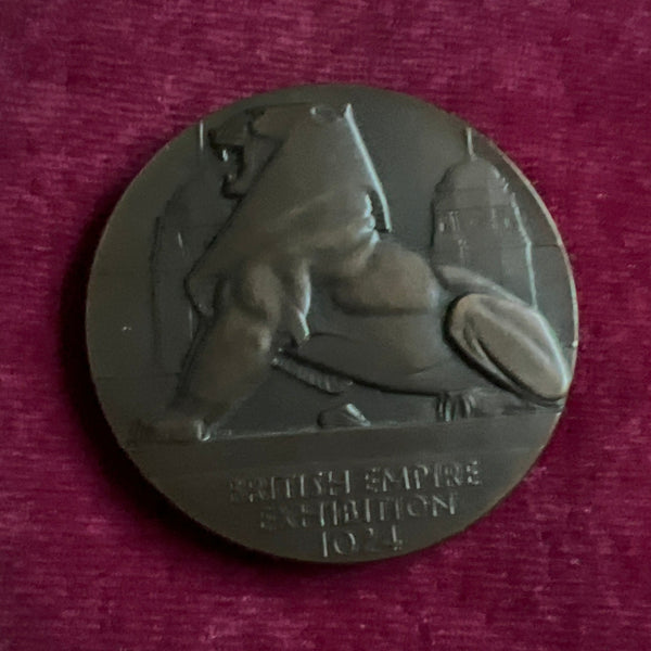 The official British Empire Exhibition Commemorative Medal, 1924, Wembley,  London