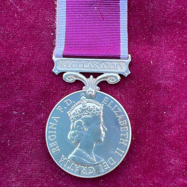 Medal for Long Service and Good Conduct (Military) to 24891383 Staff S