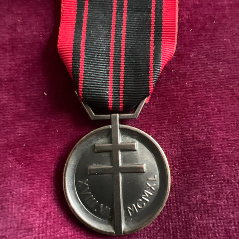 France, Resistance Medal, 1944-45
