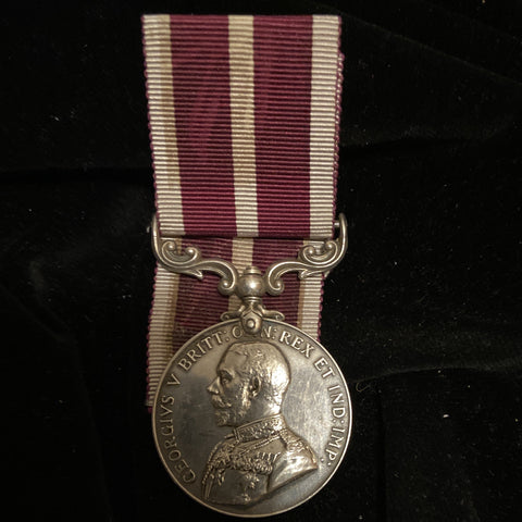 Meritorious Service Medal, Geroge V issue, to M2-181260 Pte. George Charles Brewer, Army Service Corps, London Gazette 17/1/1919