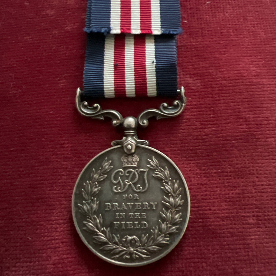 Military Medal to W.S. Serjeant Harold Phelps, 2 South Wales Border Regiment, for action during D-Day at St Germain D'Ectot Ridge 30 July 1944, see citation, this signed by LT. Colonel Barlow, commander 2 South Wales Border Regiment & Montgomery, scarce