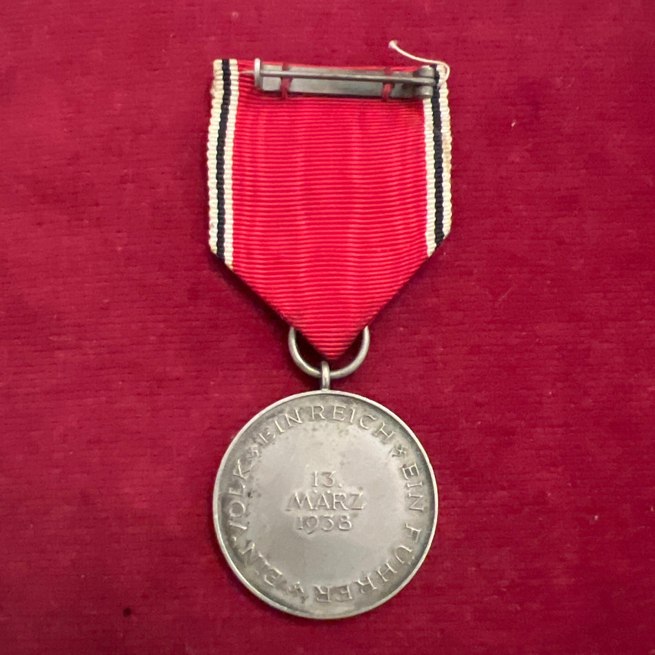 Nazi Germany, Entry into Austria 13 March 1938, complete with pin to back of medal