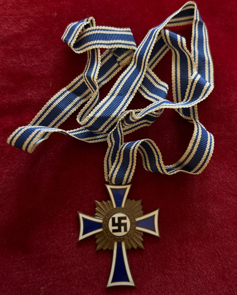 Nazi Germany, Mothers Cross, bronze issue, full ribbon