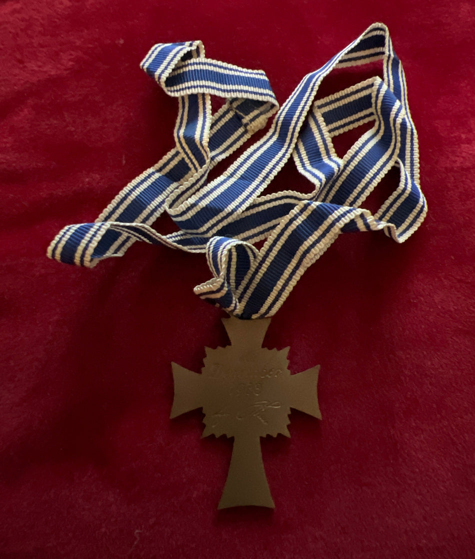 Nazi Germany, Mothers Cross, bronze issue, full ribbon