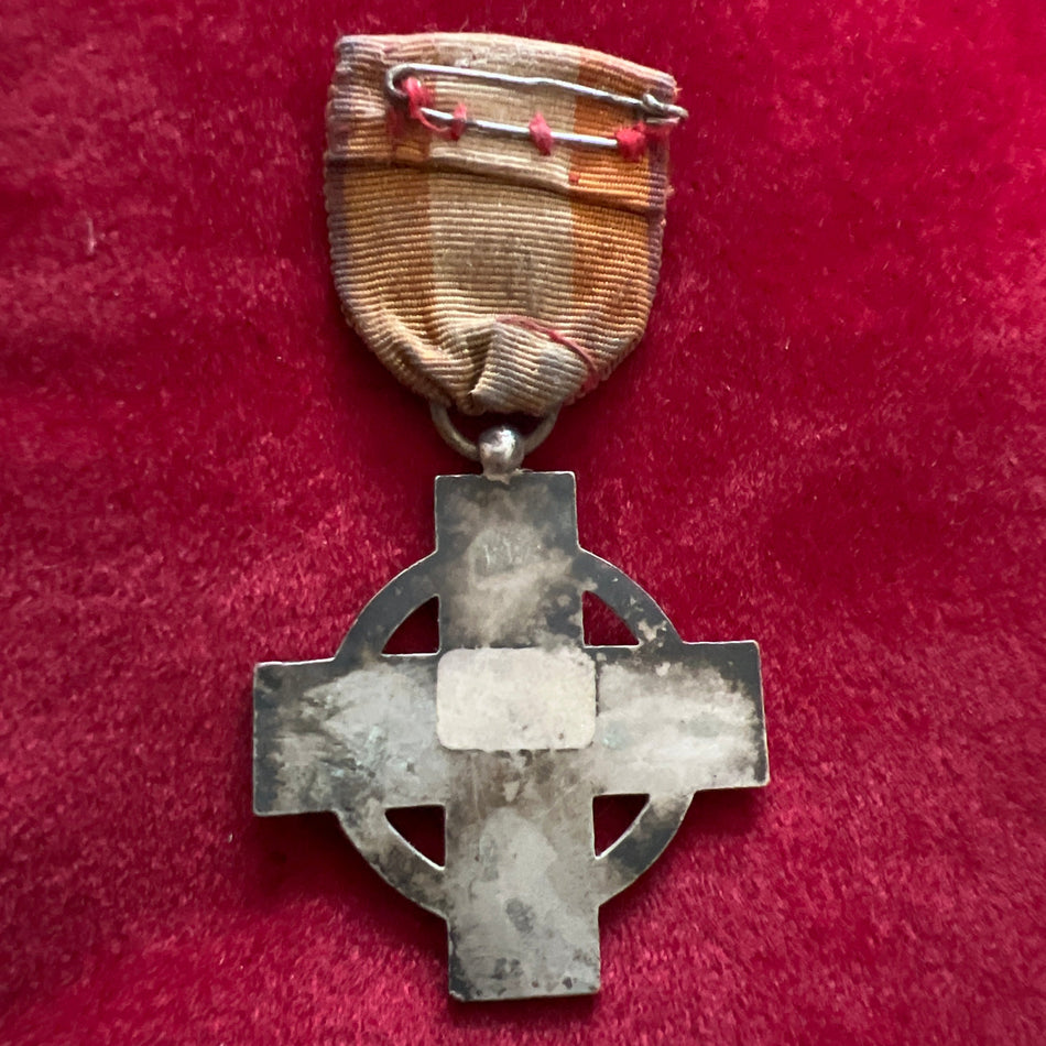 Nazi Germany, Fire Brigade Long Service Cross, with old ribbon, worn