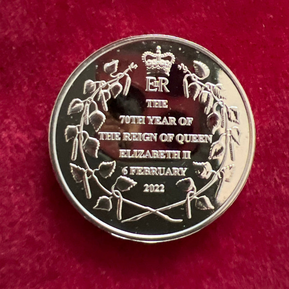 Queen Elizabeth II, 70 Years of Reign, gift medal given to civilians, 6th February 2022