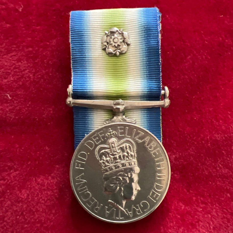 South Atlantic Medal with rosette to 24479312 Private D. G. Butler, Royal Army Pay Corps, scarce unit