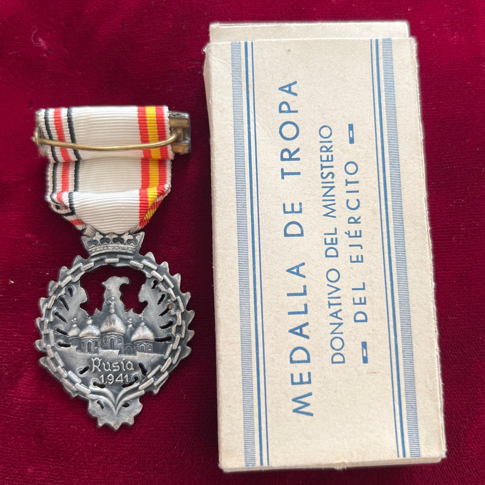 Spain, Spanish Volunteer's Cross for the Russian Front, 1941-42, with original box of issue