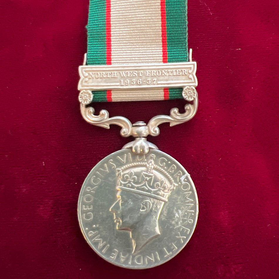 India General Service Medal, North West Frontier 1936-37, to 9196L-Naik Allah Ditta 2-1 Punjab Regiment