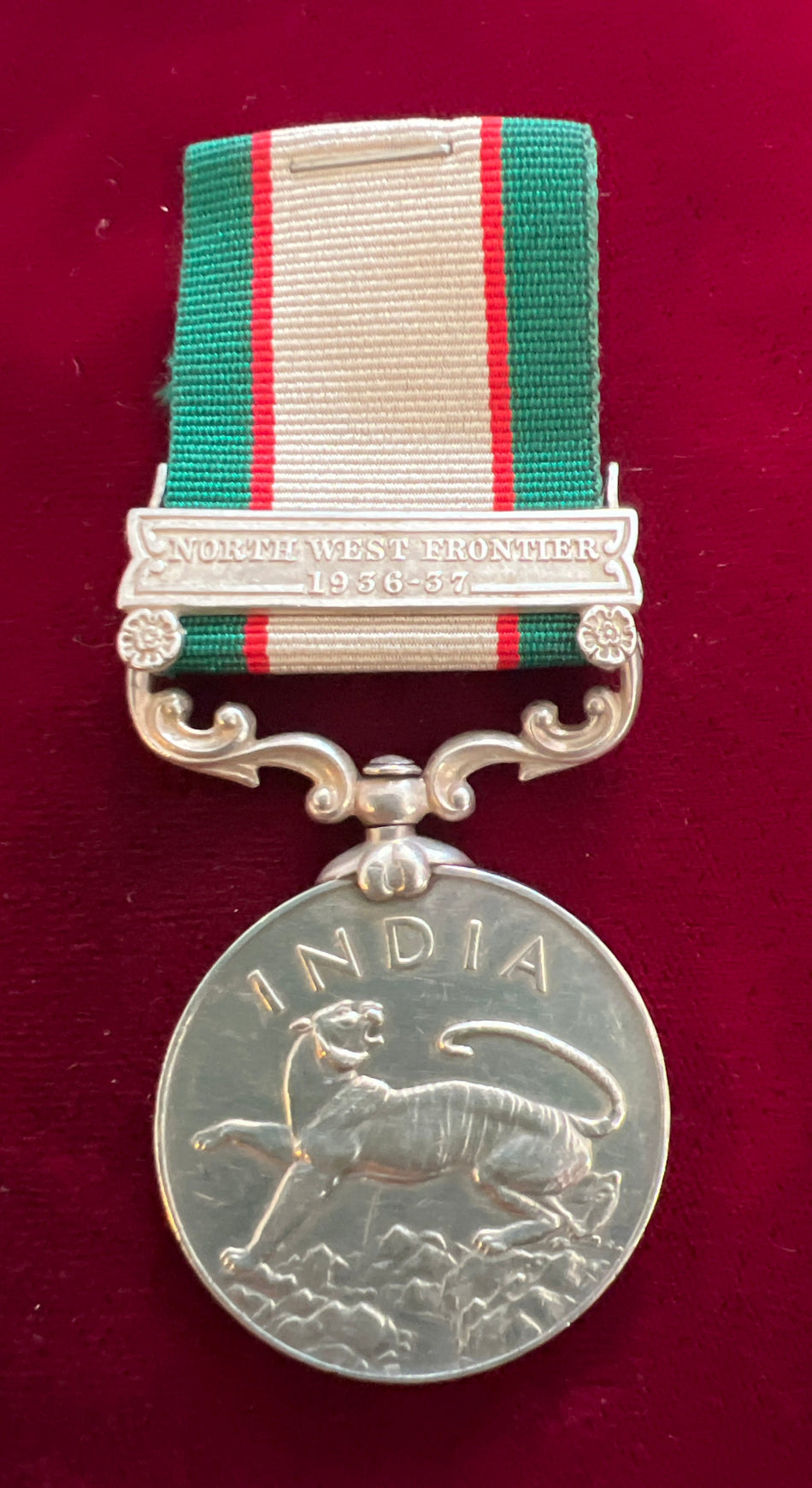 India General Service Medal, North West Frontier 1936-37, to 9196L-Naik Allah Ditta 2-1 Punjab Regiment