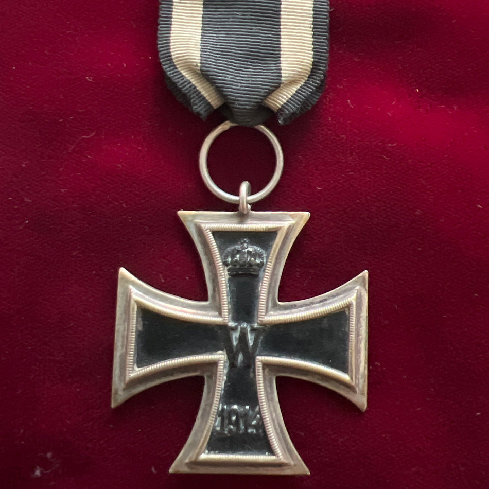 Imperial Germany, Iron Cross, maker marked to ring K.A.G., a good example of type
