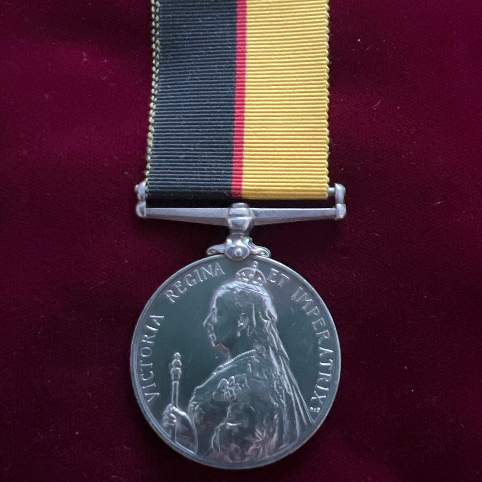 Queen's Sudan Medal to 3361 Private W. Alden, 1st Lincolnshire Regiment