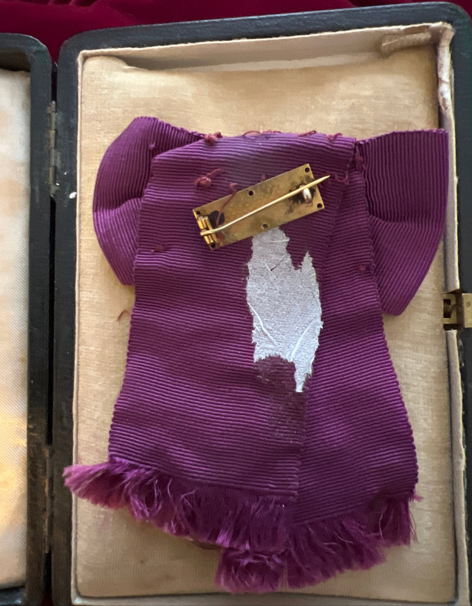 Ladies Commander of the British Empire (CBE) first type, 1917-36, on a faded bow, no damage, a good example of type