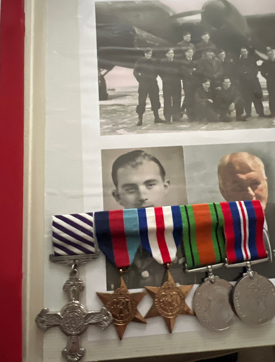 DFC group to Flying Officer Jack Wilfred Franks, 619 Squadron, RAF, qualified as a pilot 1943 (USA), from 1941 he was piloting a Vultee BT-13, returned to U.K., training a pupil and plane crashed, many ops. over Germany (see list), photos & news cuttings