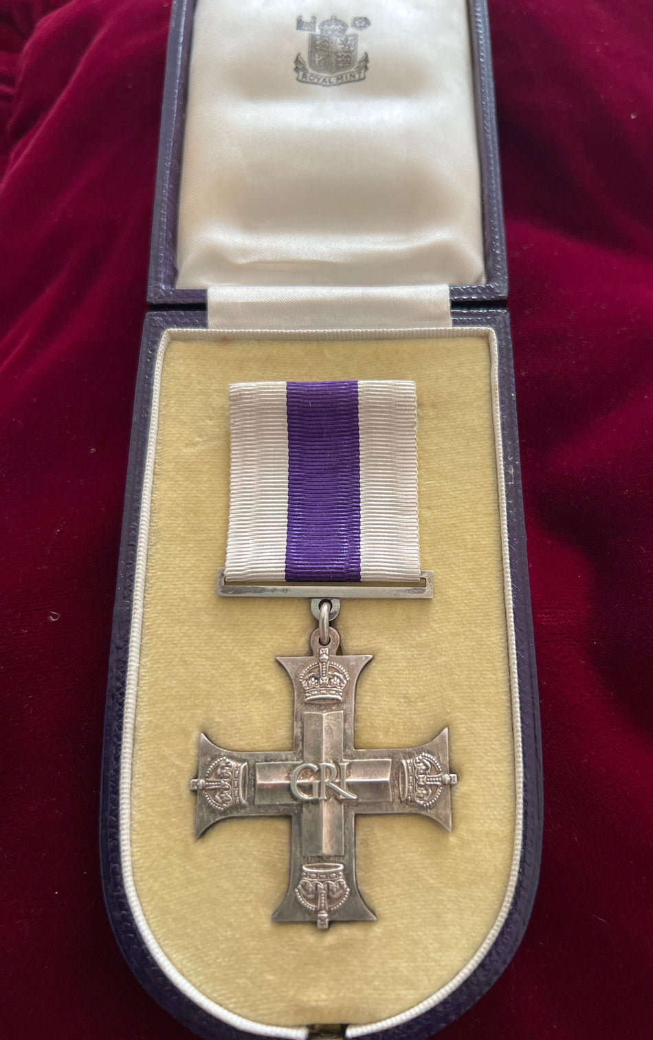 Military Cross, 1939-45, dated 1945, in original case, a good example of type