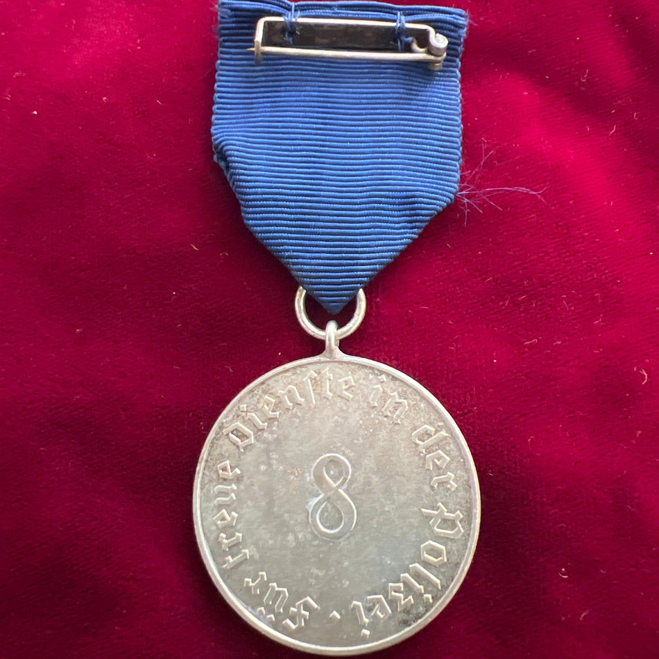 Nazi Germany, Police 8 Years Long Service Award, a good example of type