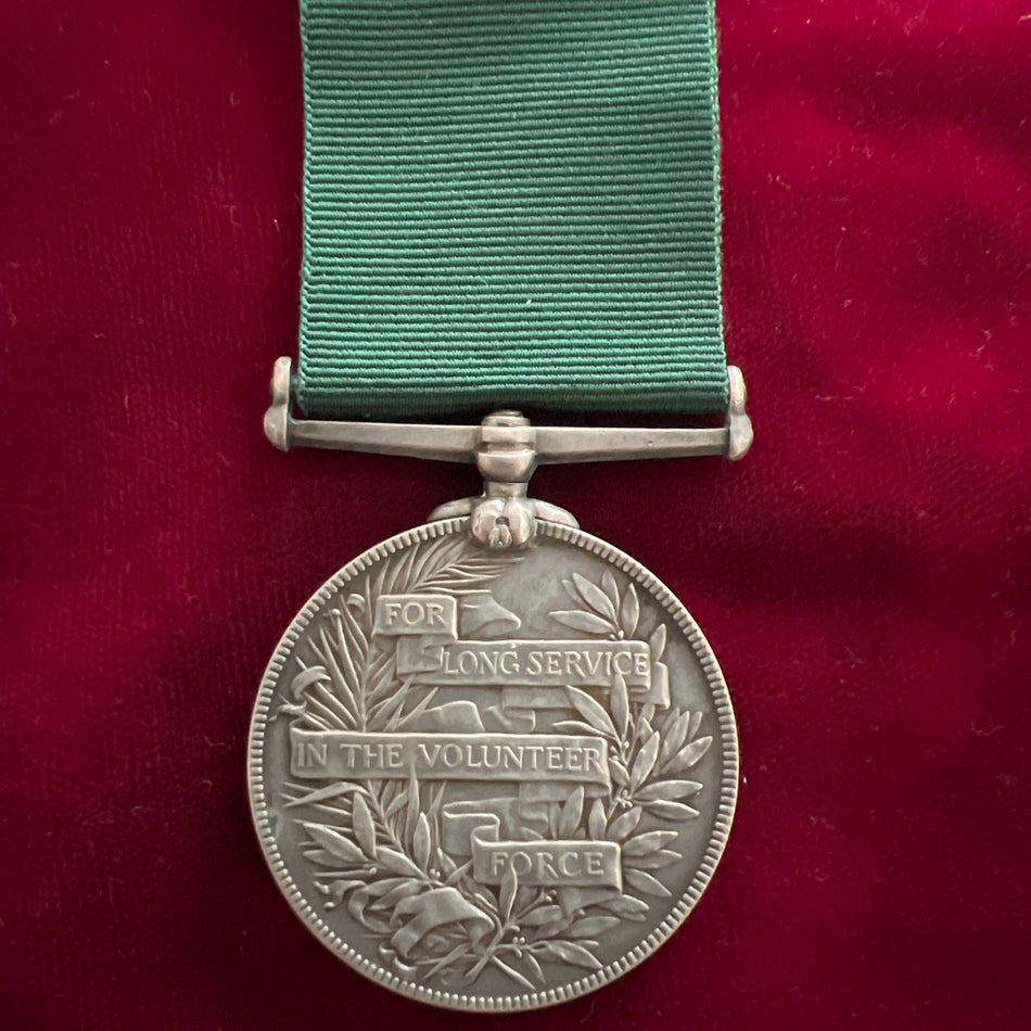 Volunteer Force Long Service Medal to 1621 Private C. Chadwick, 14th Middlesex Rifles 1908-1927 Inns of Court