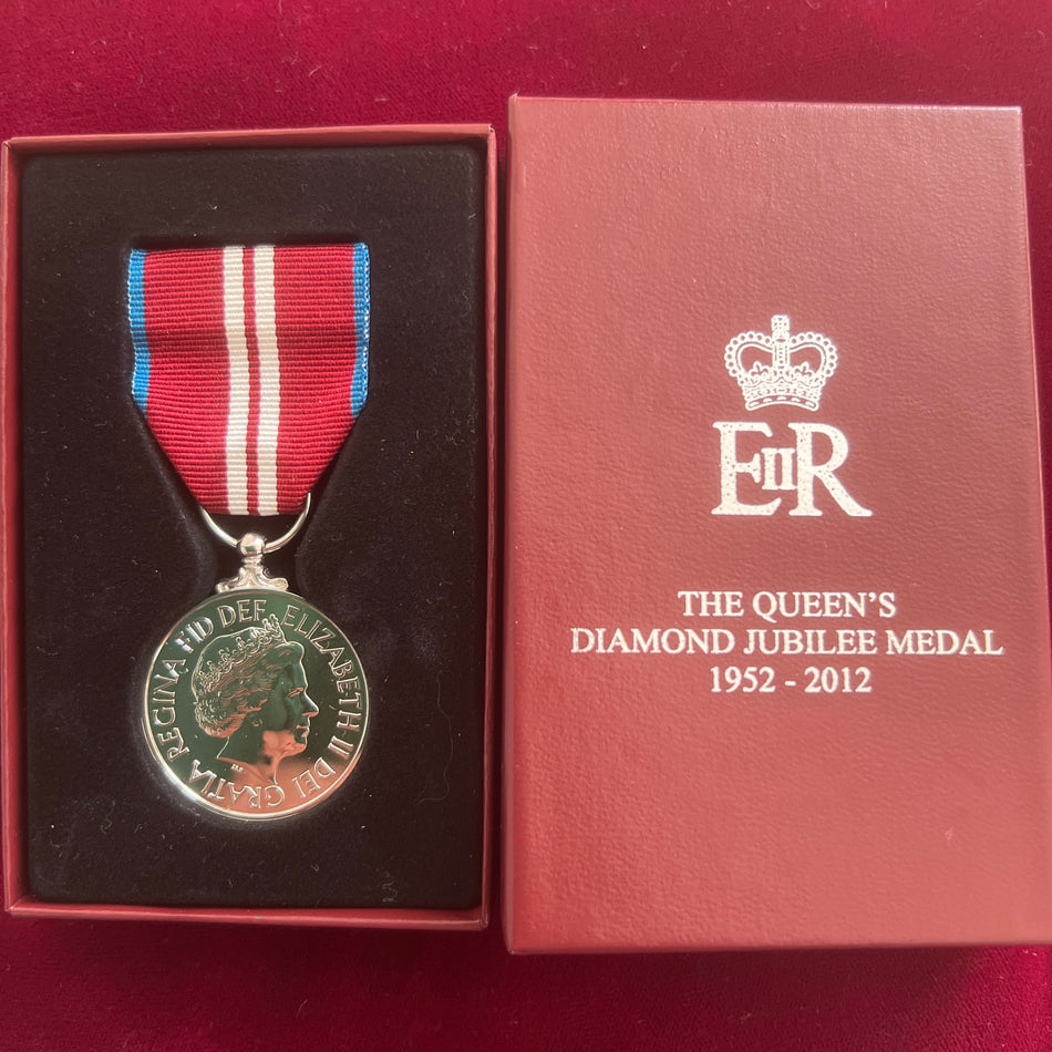 The Queen's Diamond Jubilee Medal, 1952-2012, in original case