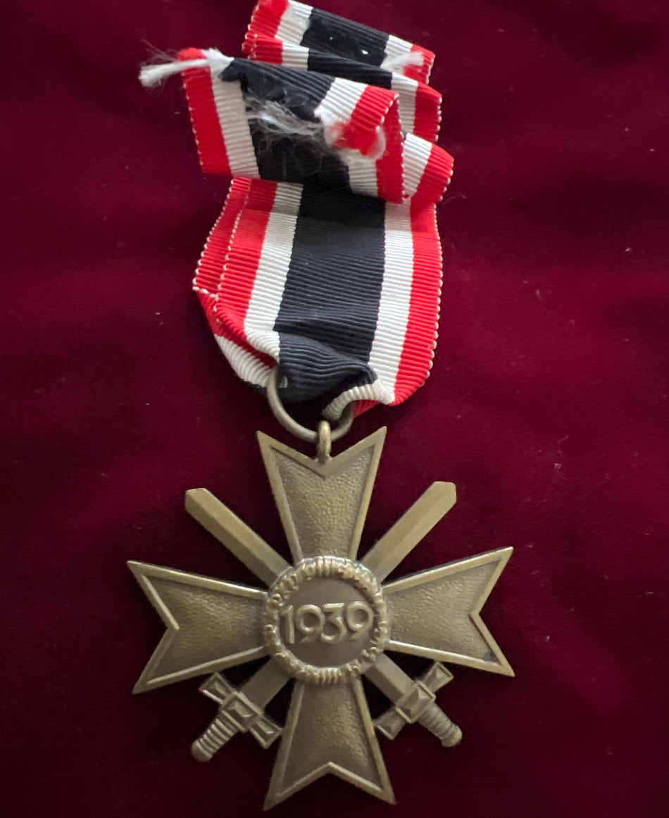 Nazi Germany, War Merit Cross, 1939045, with full ribbon, unmarked