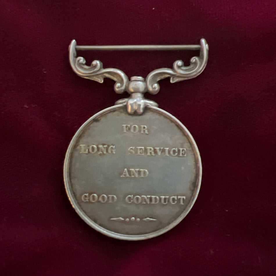 Victorian Army Long Service & Good Conduct Medal to 773 Private J. Palfrey, 1-7 Foot