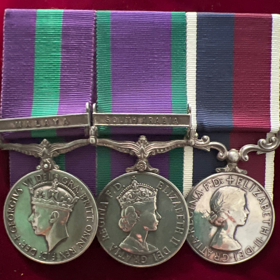 Royal Air Force group of 3 to 4031472 Corporal I. R. Mymill, RAF