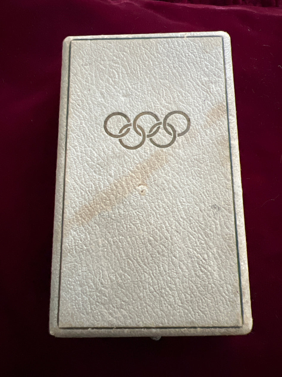 Nazi Germany, 1936 Olympic Games Medal, in original case, participation medal