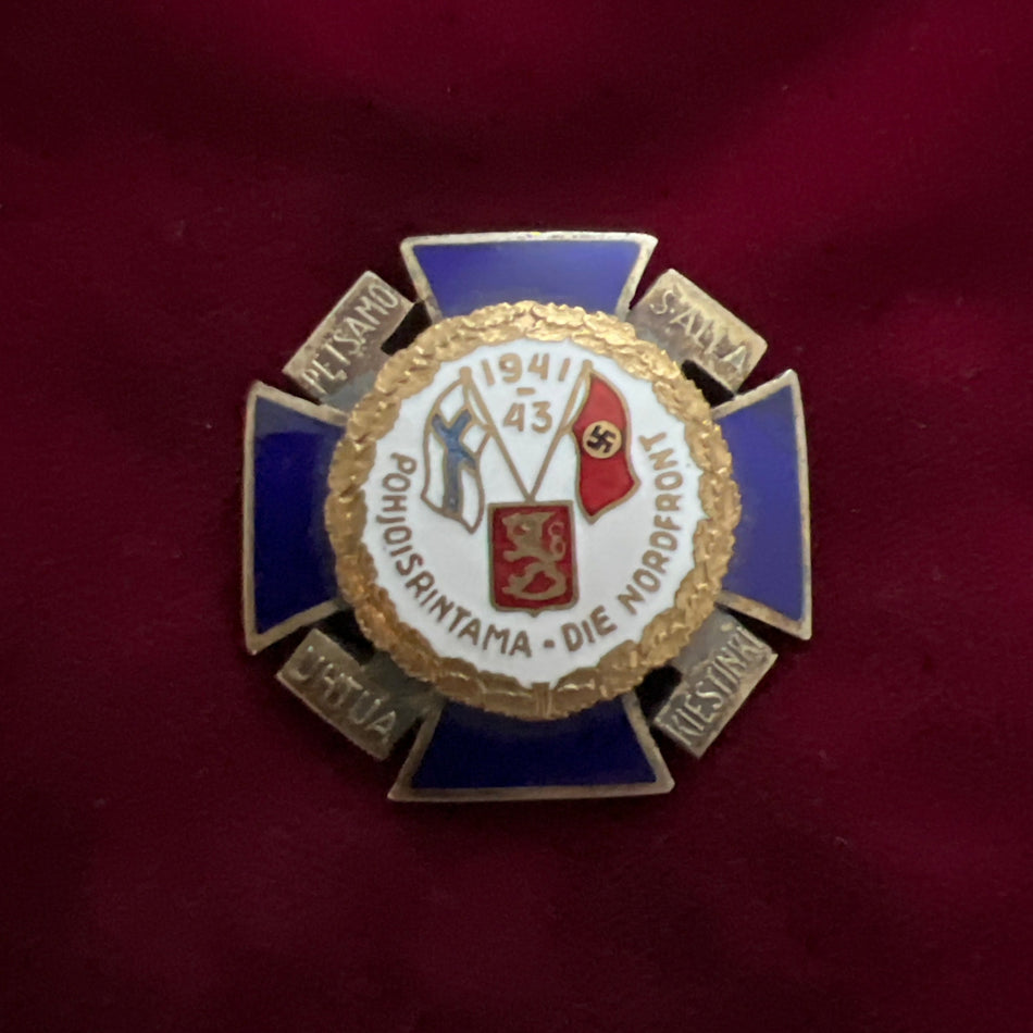 Finland, Volunteer Nazi Badge, 1941-43, now getting scarce