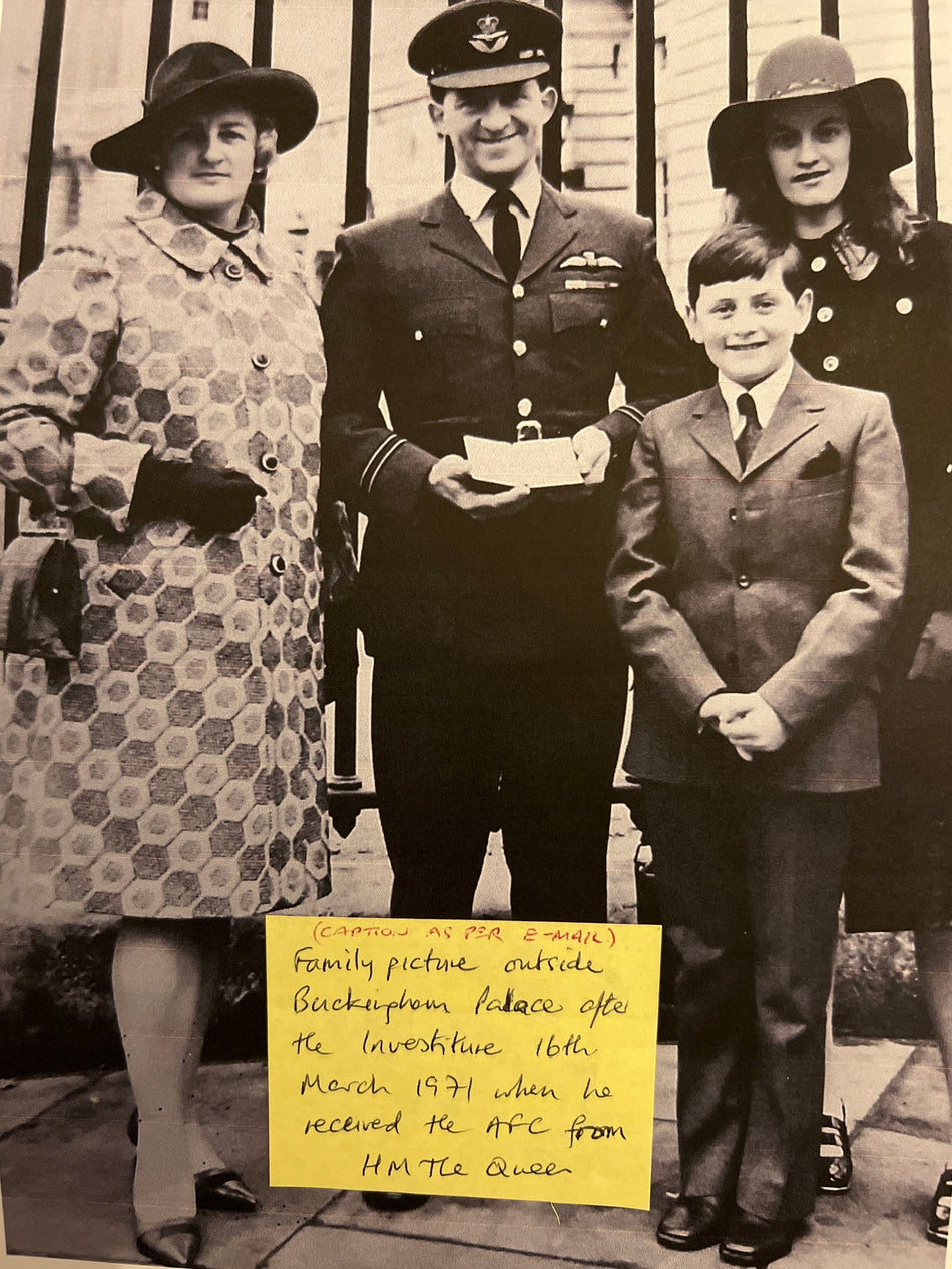Group of 3 to Squadron Leader John William Arnold Elias, Air Force Cross: LG 1971, flew Shackleton Aircraft, Queen's Commendation 1959, see citation group, comes complete with service history, plus copies of his photos in service, a good post-war group