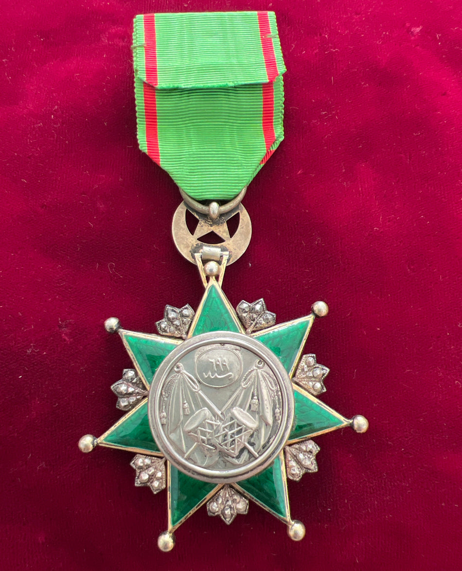 Turkey, Order of the Osmanieh, 5th class, chip to lower arm, a good example of type