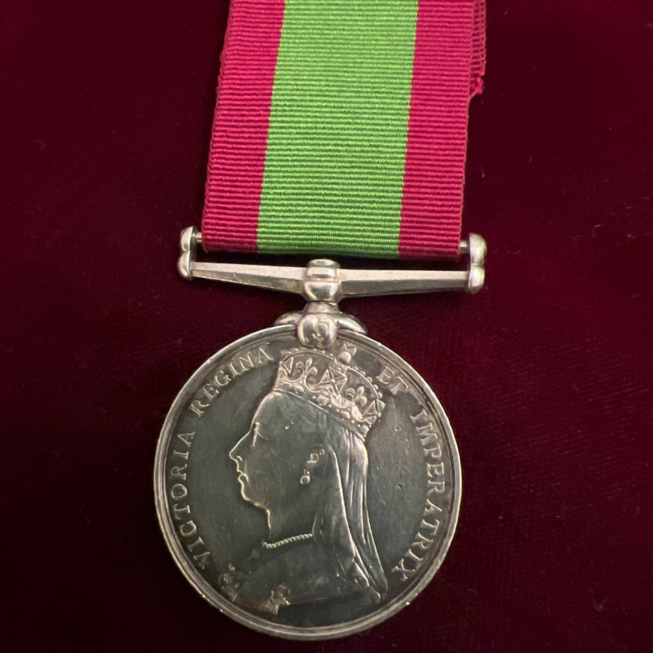 Afghanistan Medal 1878-80, no bar, to 1936 Private Thomas Symonds, 66th Foot, Berkshire Regiment, a survivor of Maiwand, with copy of roll