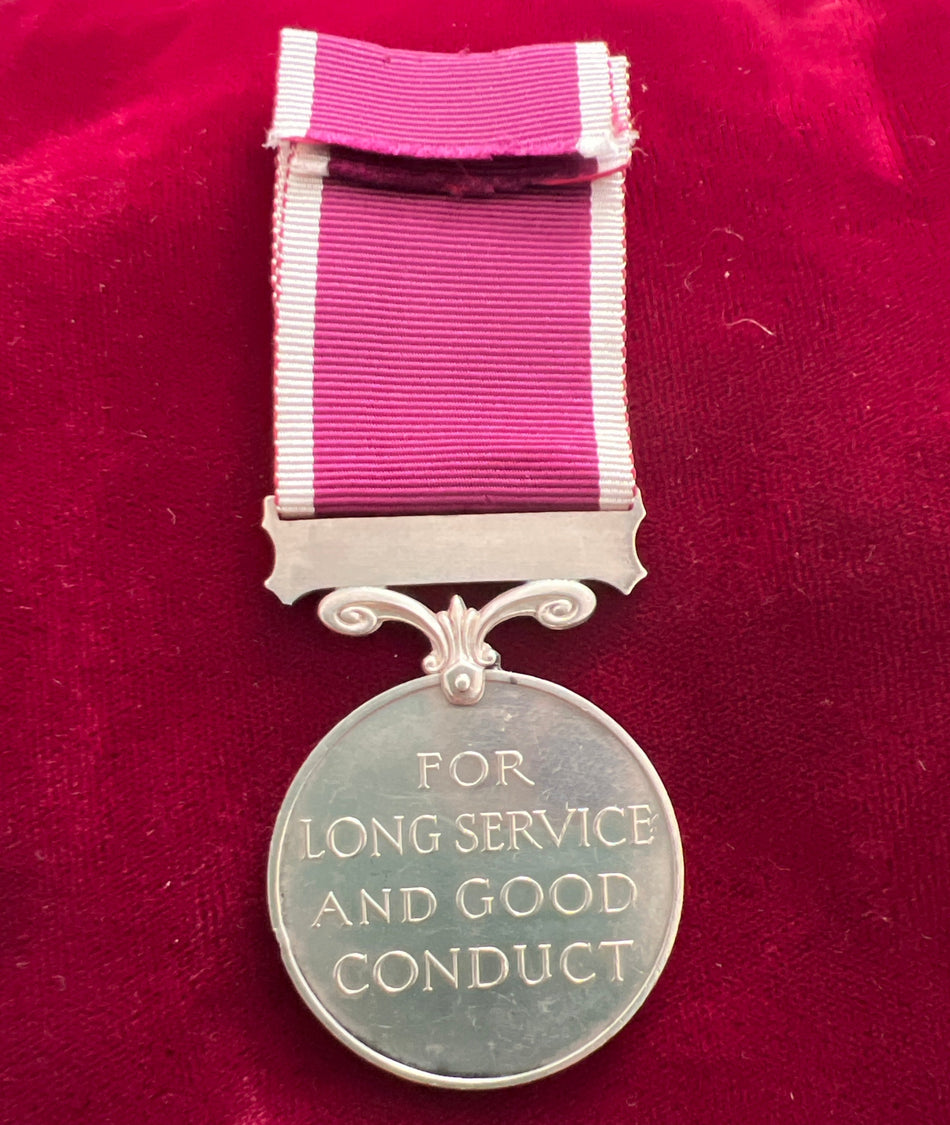 Medal for Long Service and Good Conduct (Military), George V, 2nd type, 1922-36, to 862265 Sapper H. A. Hipkiss, Royal Engineers