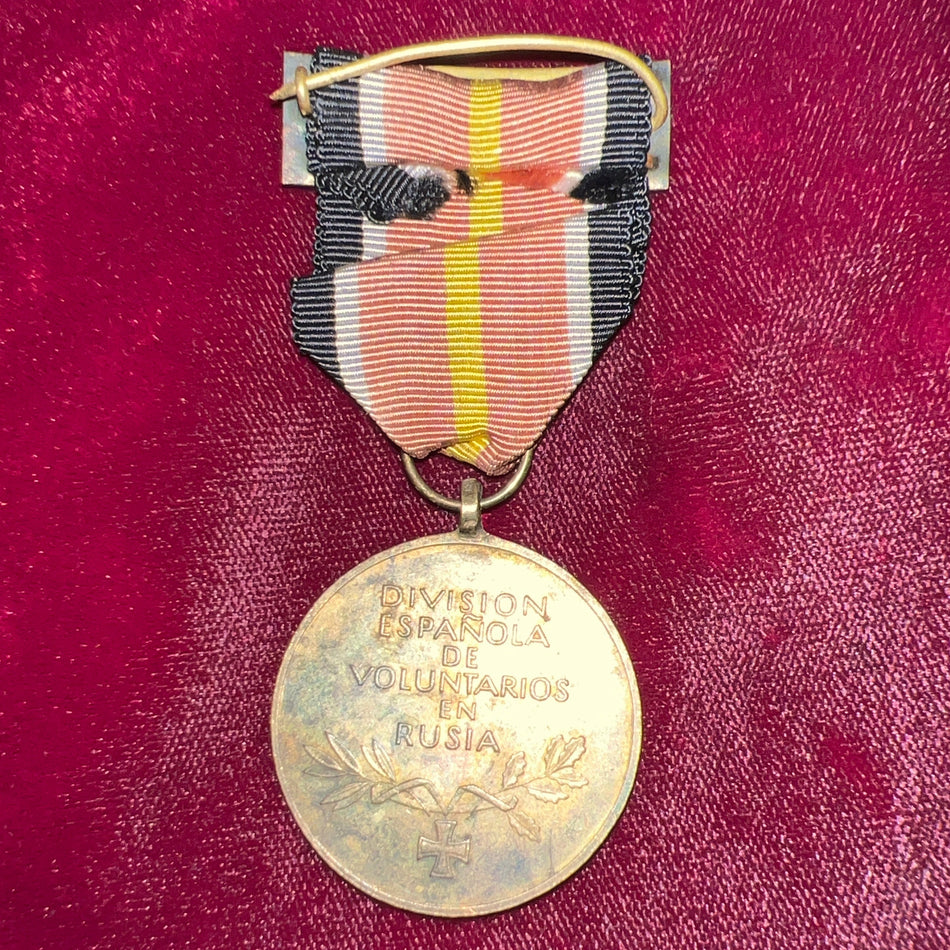 Spanish Volunteer Medal for the Russian Front, 1941-42, Spanish-made, a good example of type, some wear