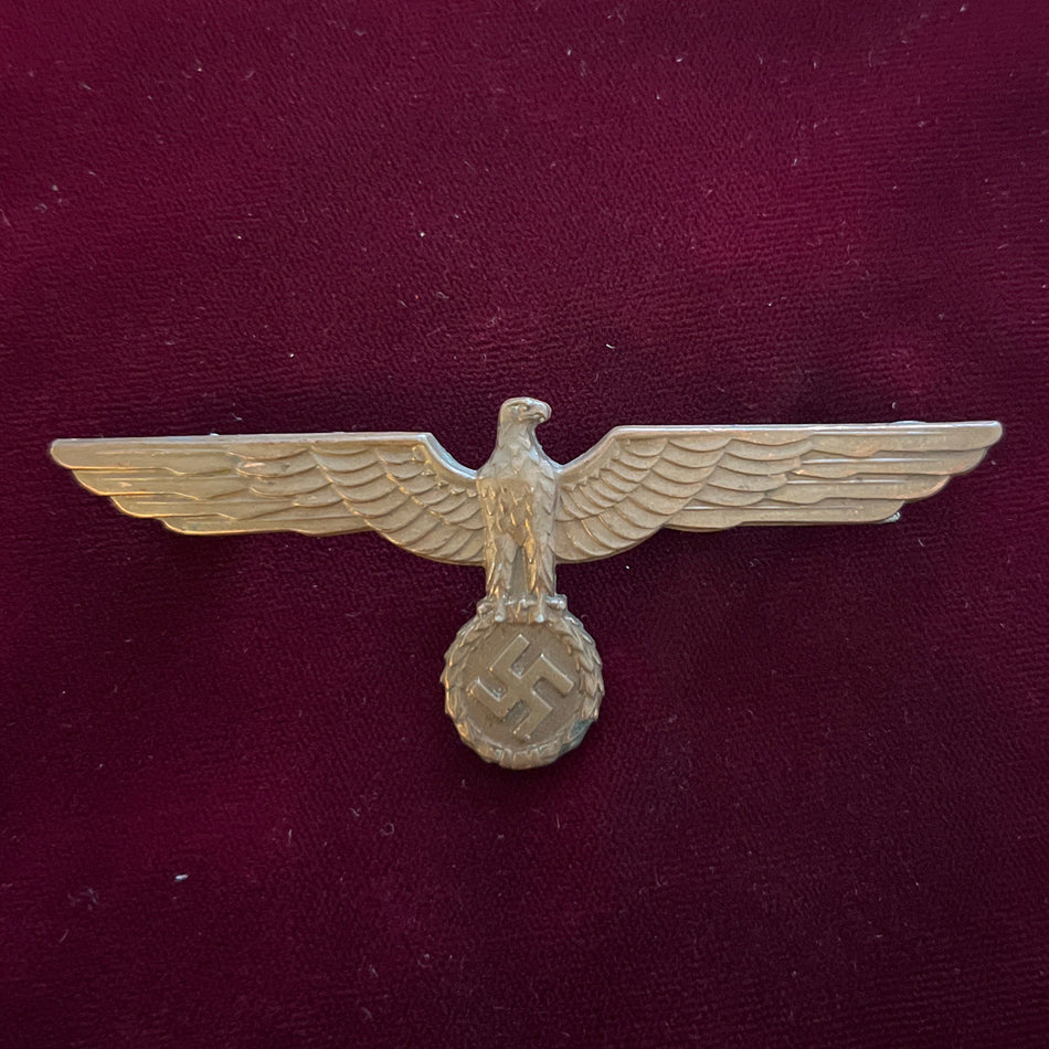 Nazi Germany, Navy Tropical Breast Eagle, clip to back missing, some wear, a good example of type