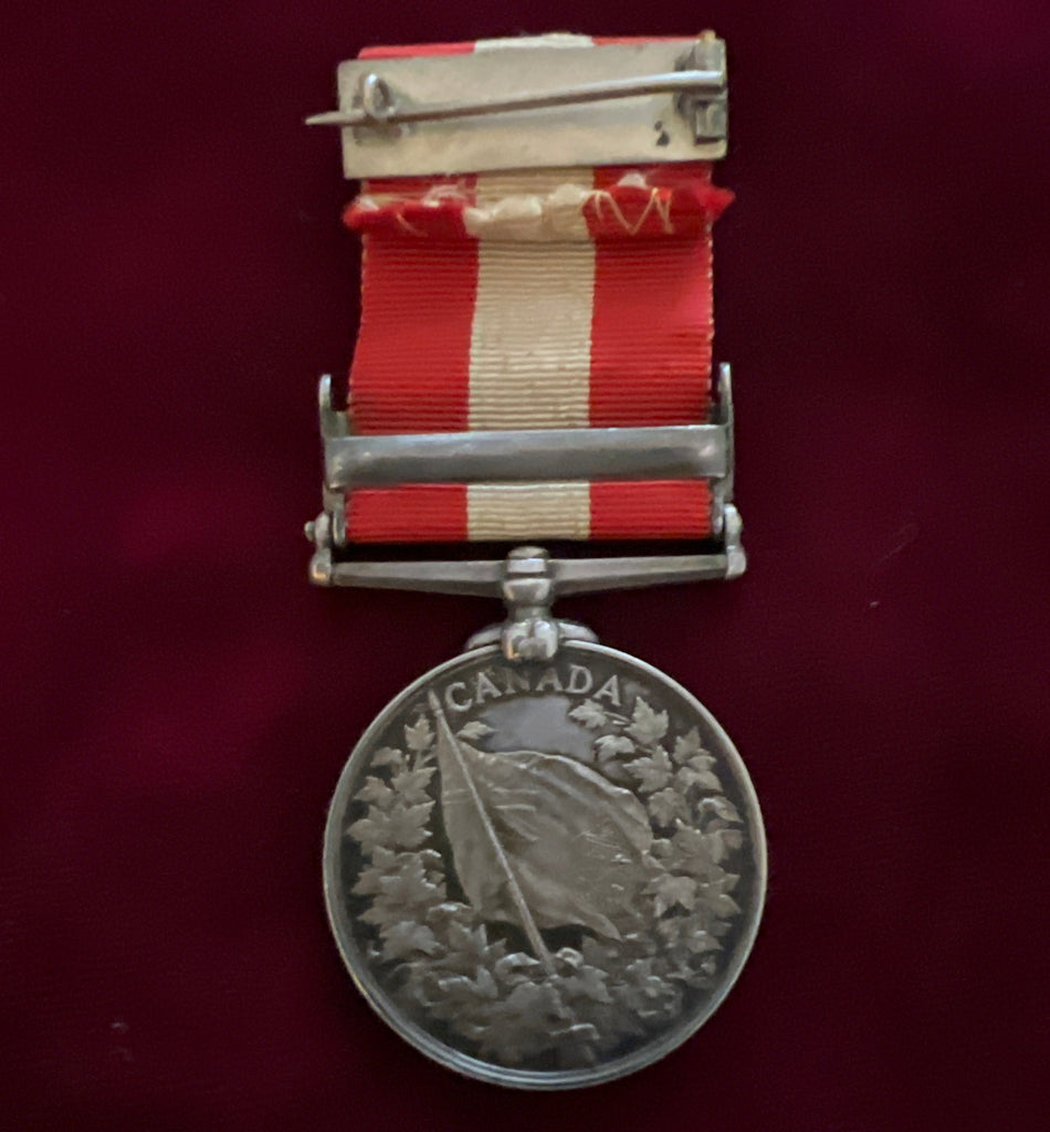 Canada General Service Medal, Fenian Raid 1866 bar, to Lance Corporal H. Walton, 5th Battalion, R.L.I.
