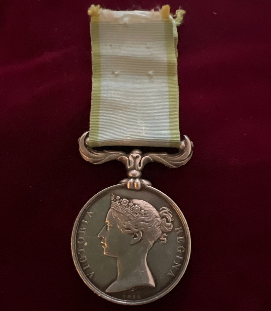 Crimea Medal, no bar, to R. Moore, Grenadier Guards, officially impressed name
