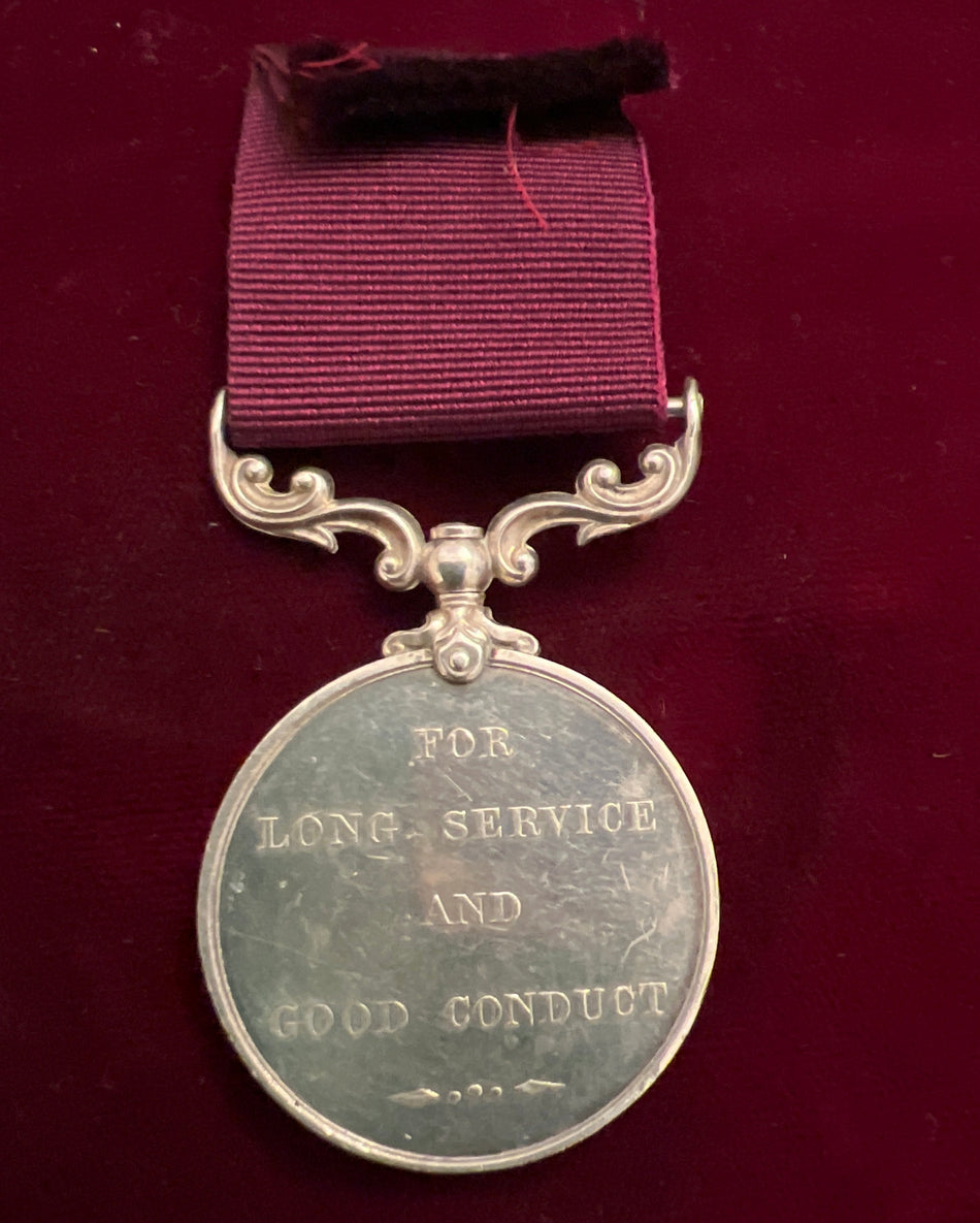 Army Long Service & Good Conduct Medal, Edward VII, to Sergeant Edward Skinner, H.E. The Viceroy’s Band