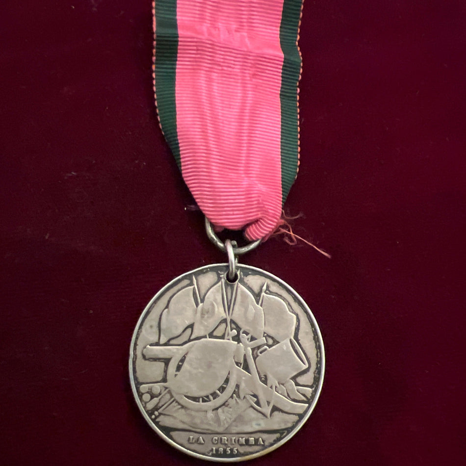 Turkish Crimea Medal 1855, named G. GDS. 4823 La Crimea