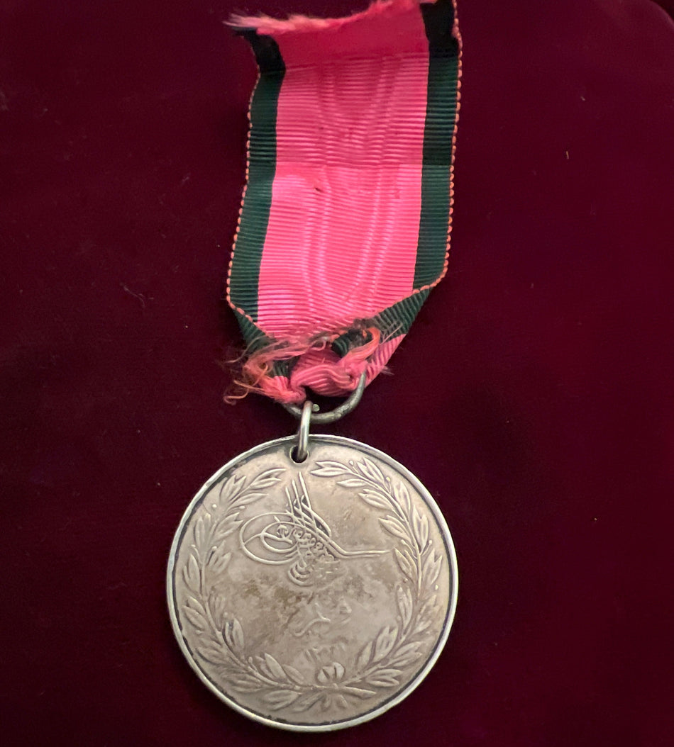 Turkish Crimea Medal 1855, named G. GDS. 4823 La Crimea