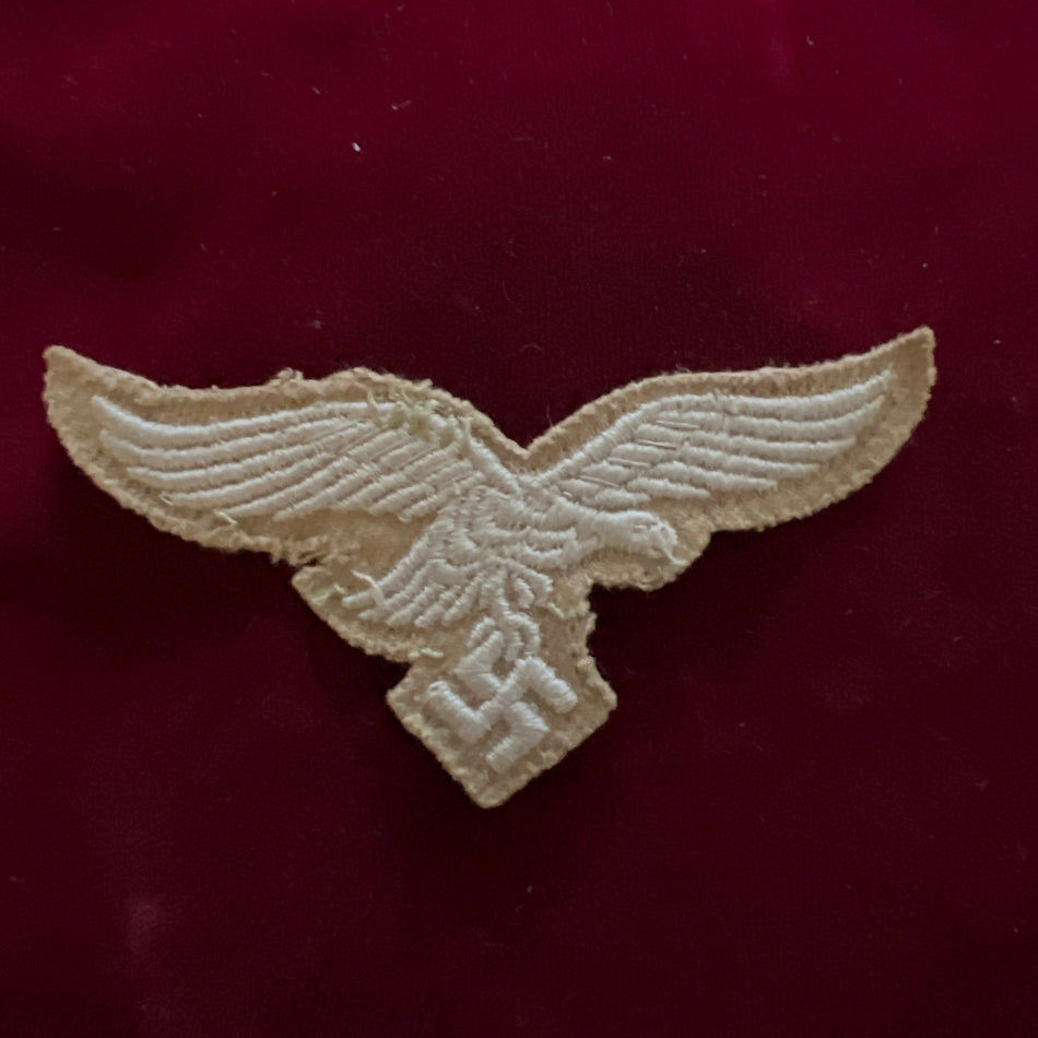 Nazi Germany, Luftwaffe Eagle, removed from Afrika Korps uniform, a good example of type