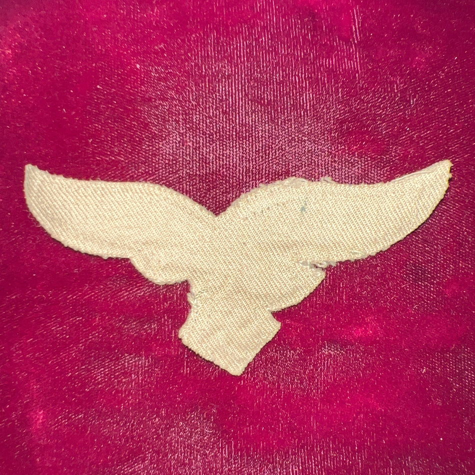 Nazi Germany, Luftwaffe Eagle, removed from Afrika Korps uniform, a good example of type