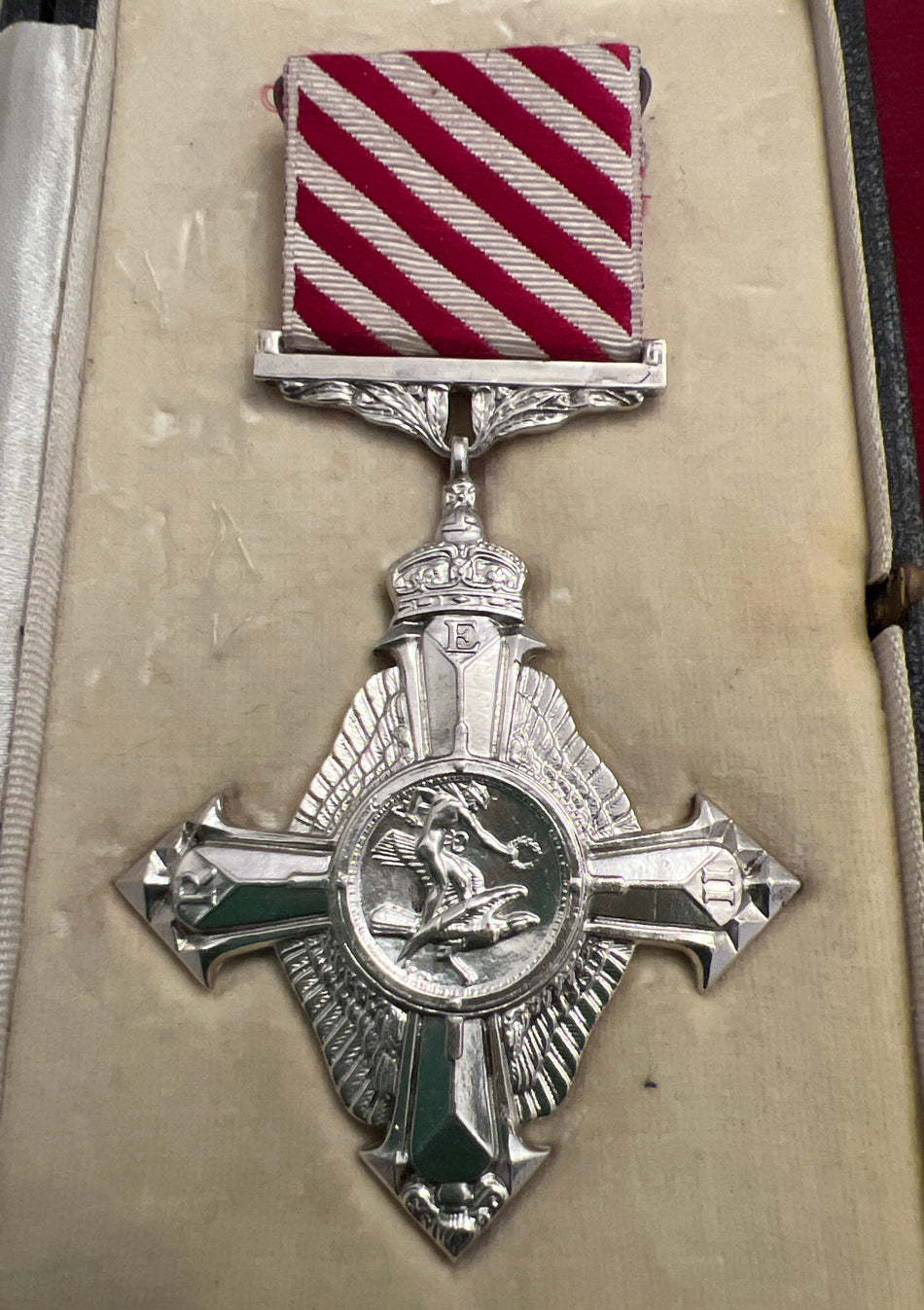 Air Force Cross, single, dated 1953, first year of Queen Elizabeth II, in case of issue